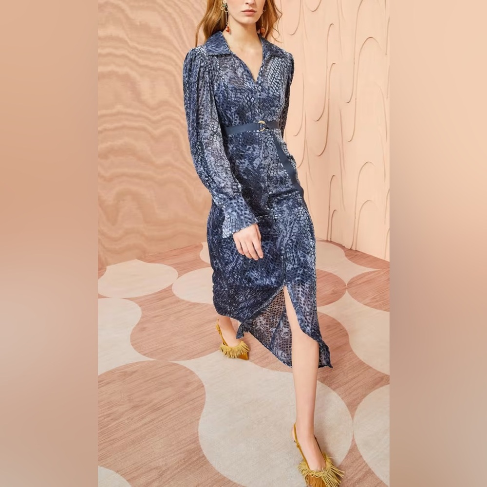 $890 MRSP | Ulla Johnson - Thalia Dress | Marine | NWT | US 4